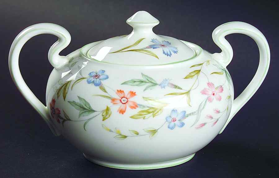 Forever Sugar Bowl & Lid by John  Aynsley & Sons-1