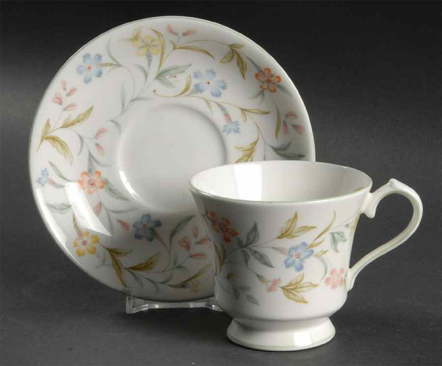 Forever Footed Cup & Saucer Set by John  Aynsley & Sons-1