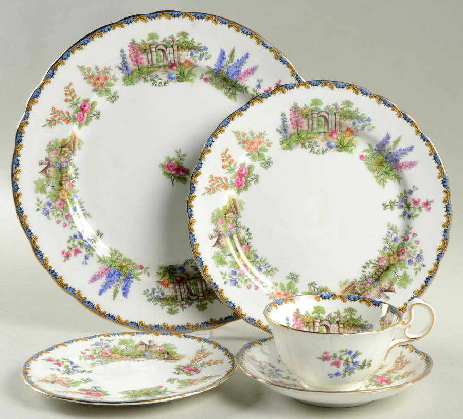 Garden Gate 5 Piece Place Setting by John  Aynsley & Sons-1