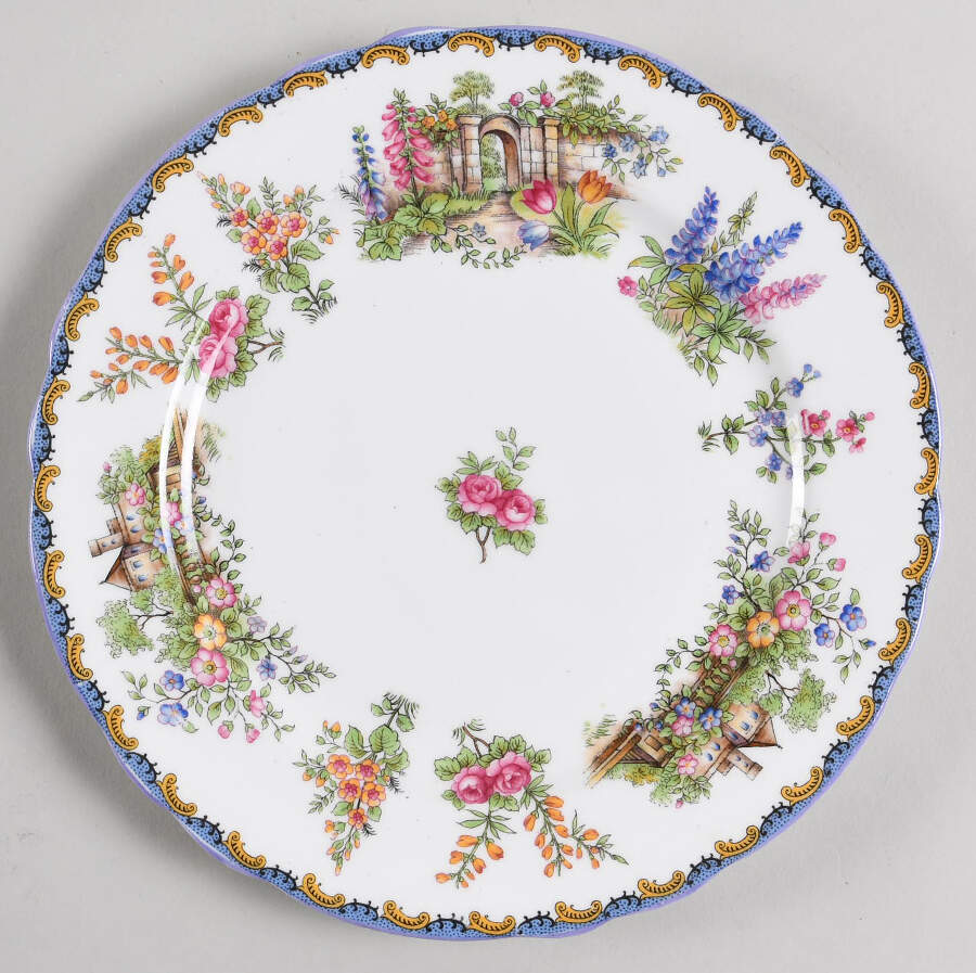 Garden Gate Salad Plate by John  Aynsley & Sons-1