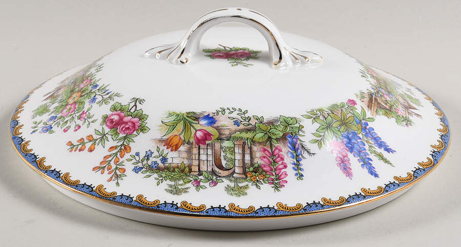 Garden Gate Lid for Round Vegetable by John  Aynsley & Sons-1