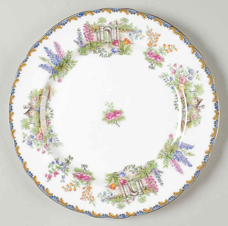Garden Gate Luncheon Plate by John  Aynsley & Sons-1
