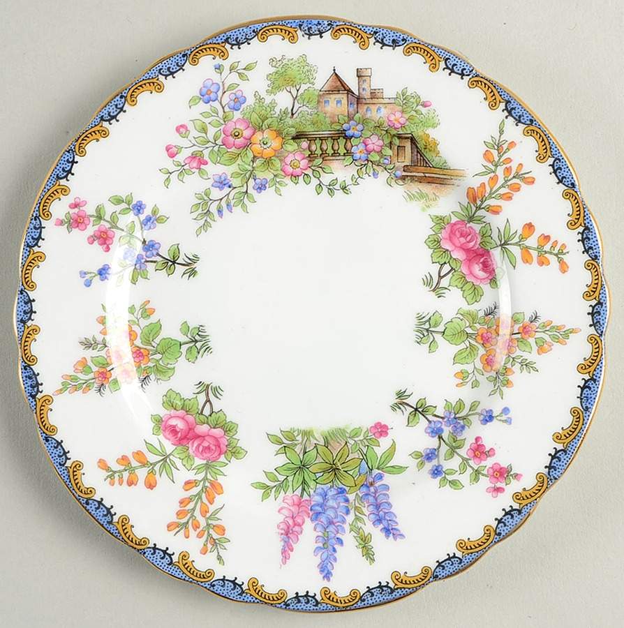 Garden Gate Bread & Butter Plate by John  Aynsley & Sons-1