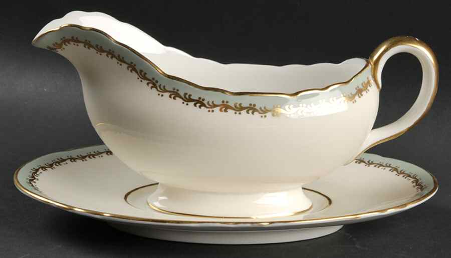 Glenwood Nile Gravy Boat & Underplate by John  Aynsley & Sons-1