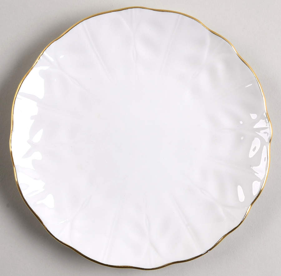 Golden Crocus (Coupe) Bread & Butter Plate by John  Aynsley & Sons-1
