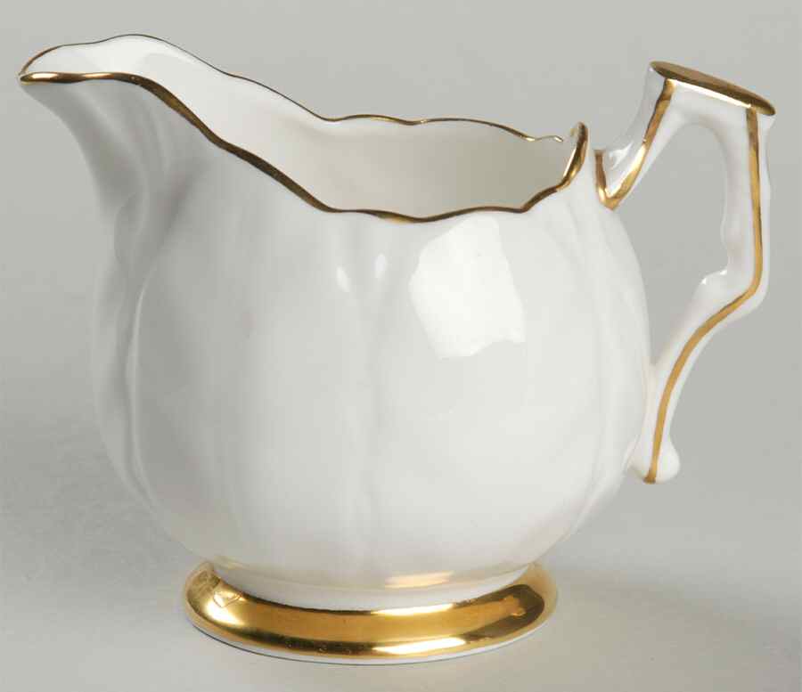 Golden Crocus (Coupe) Mini Creamer by John  Aynsley & Sons-1