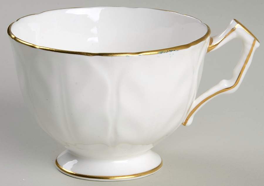 Golden Crocus (Coupe) Footed Cup by John  Aynsley & Sons-1