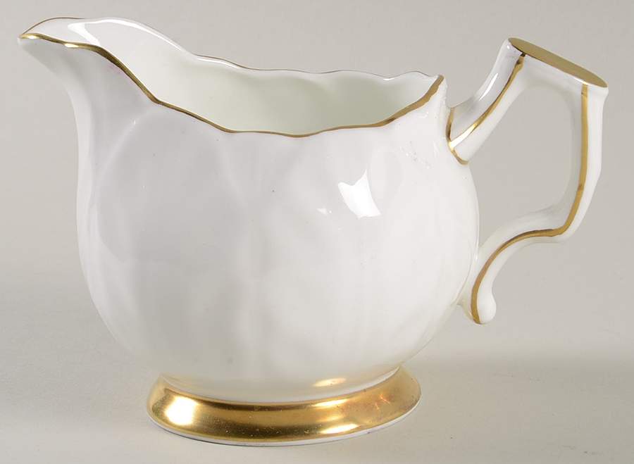Golden Crocus (Coupe) Creamer by John  Aynsley & Sons-1