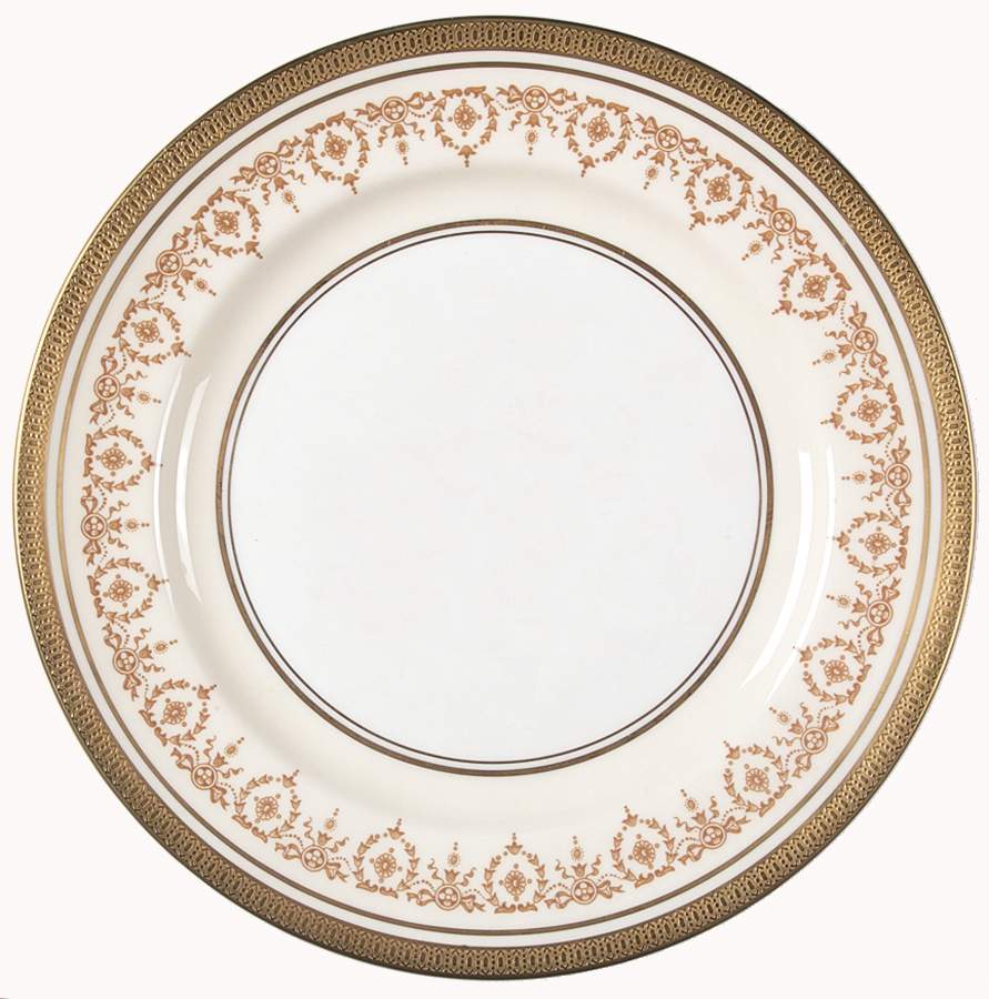 Gold Dowery Luncheon Plate by John  Aynsley & Sons-1