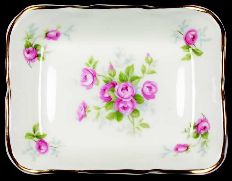 Grotto Rose Nut Dish by John  Aynsley & Sons-1