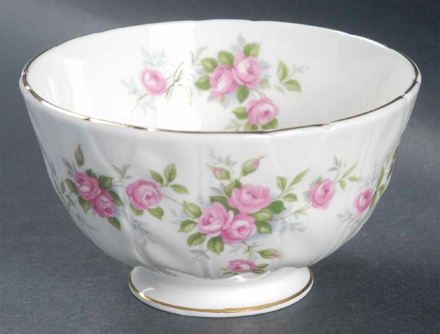 Grotto Rose Open Sugar Bowl by John  Aynsley & Sons-1