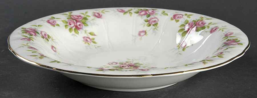 Grotto Rose Coupe Soup Bowl by John  Aynsley & Sons-1