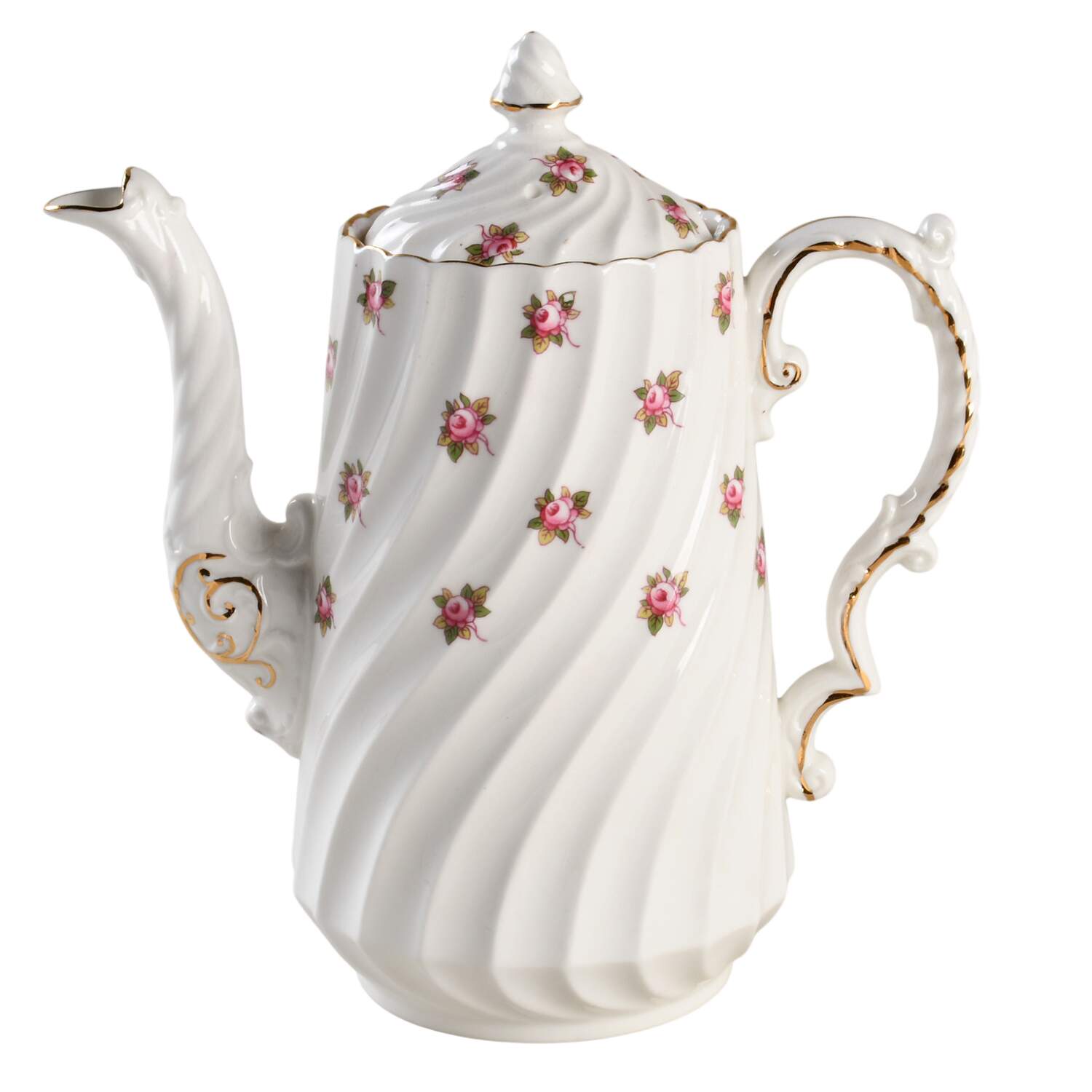 Hathaway Small Coffee Pot & Lid by John  Aynsley & Sons-1