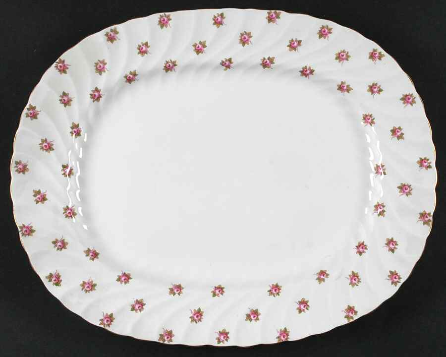 Hathaway 13" Oval Serving Platter by John  Aynsley & Sons-1