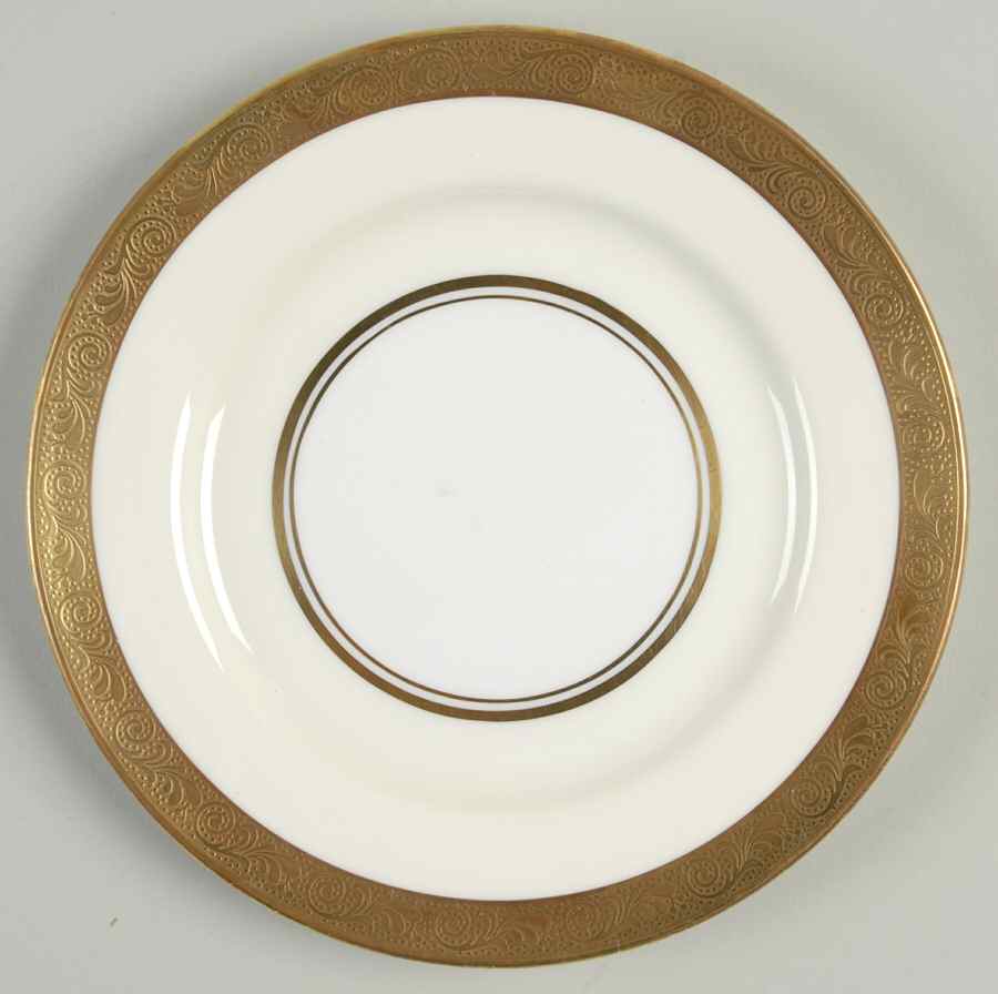 Helene Ivory (Smooth) Bread & Butter Plate by John  Aynsley & Sons-1