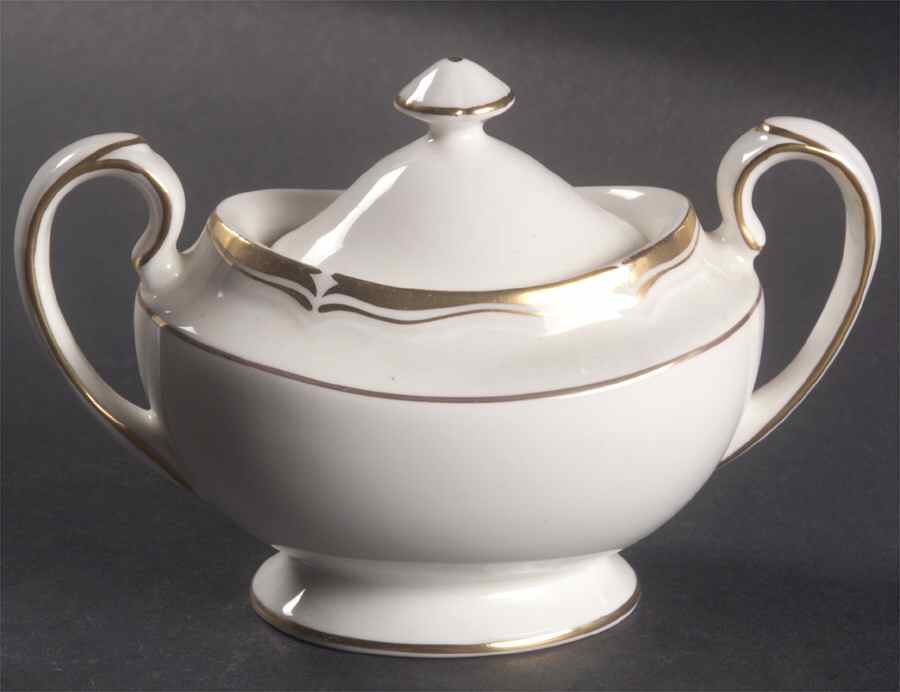 Heritage Sugar Bowl & Lid by John  Aynsley & Sons-1
