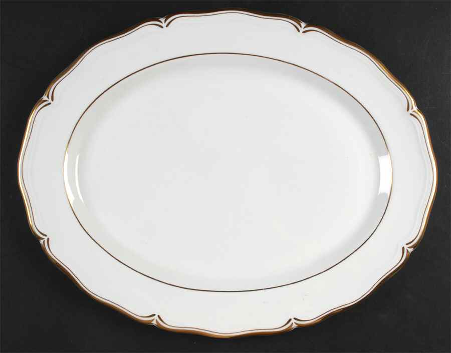Heritage 16" Oval Serving Platter by John  Aynsley & Sons-1