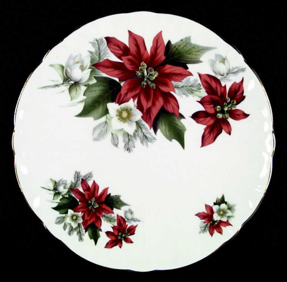 Holiday Bouquet Dinner Plate by John  Aynsley & Sons-1