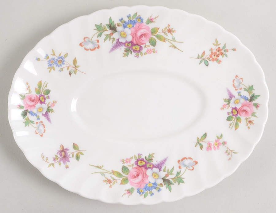 Howard Sprays Underplate for Gravy Boat by John  Aynsley & Sons-1