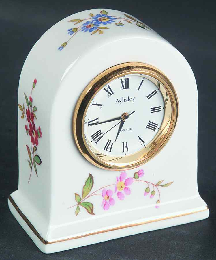 Howard Sprays Small Desk Clock by John  Aynsley & Sons-1