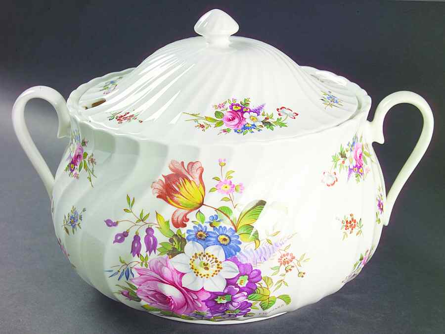 Howard Sprays Tureen &  Lid by John  Aynsley & Sons-1