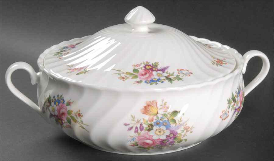 Howard Sprays Round Covered Vegetable by John  Aynsley & Sons-1