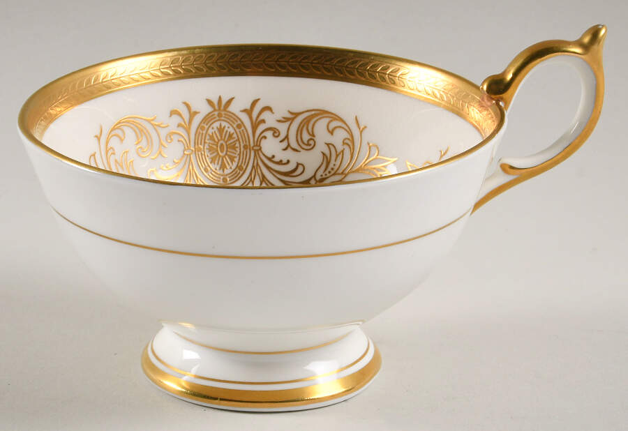 Imperial Gold Footed Cup by John  Aynsley & Sons-1