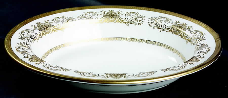 Imperial Gold 10" Oval Vegetable Bowl by John  Aynsley & Sons-1
