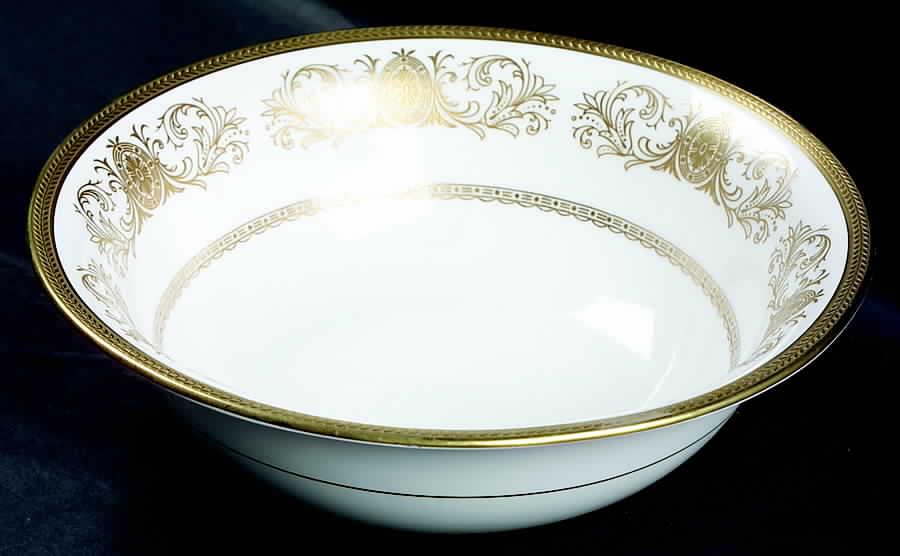 Imperial Gold 9" Round Vegetable Bowl by John  Aynsley & Sons-1