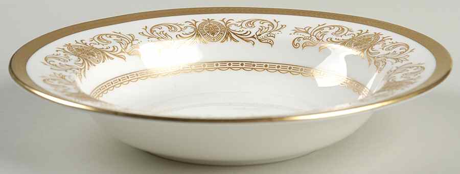 Imperial Gold Rim Soup Bowl by John  Aynsley & Sons-1