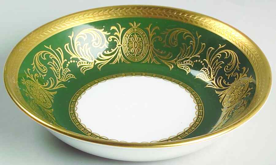 Imperial Laurel Green Fruit/Dessert (Sauce) Bowl by John  Aynsley & Sons-1