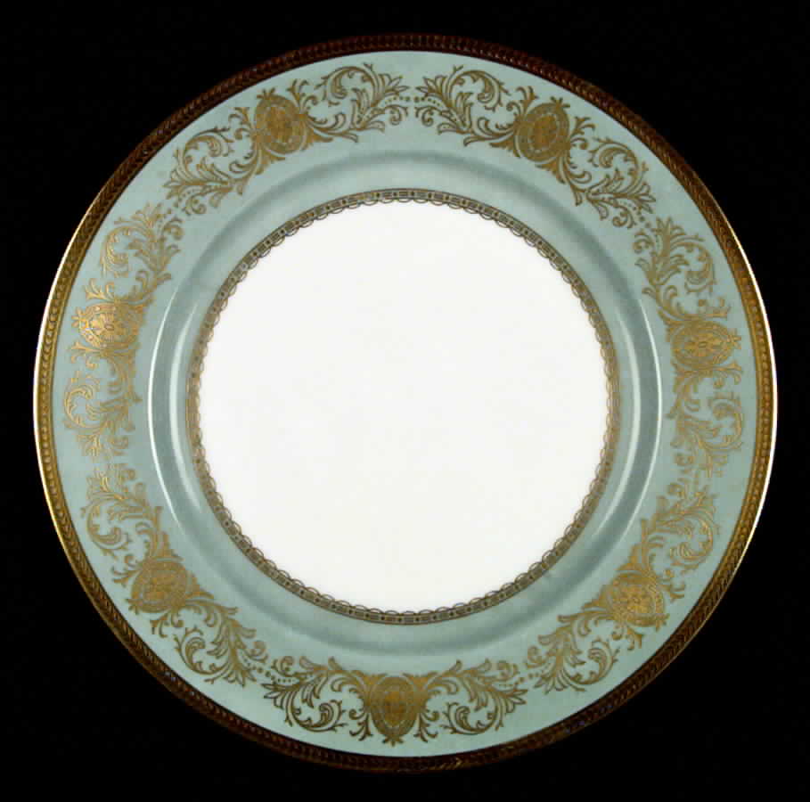 Imperial Nile Green Dinner Plate by John  Aynsley & Sons-1