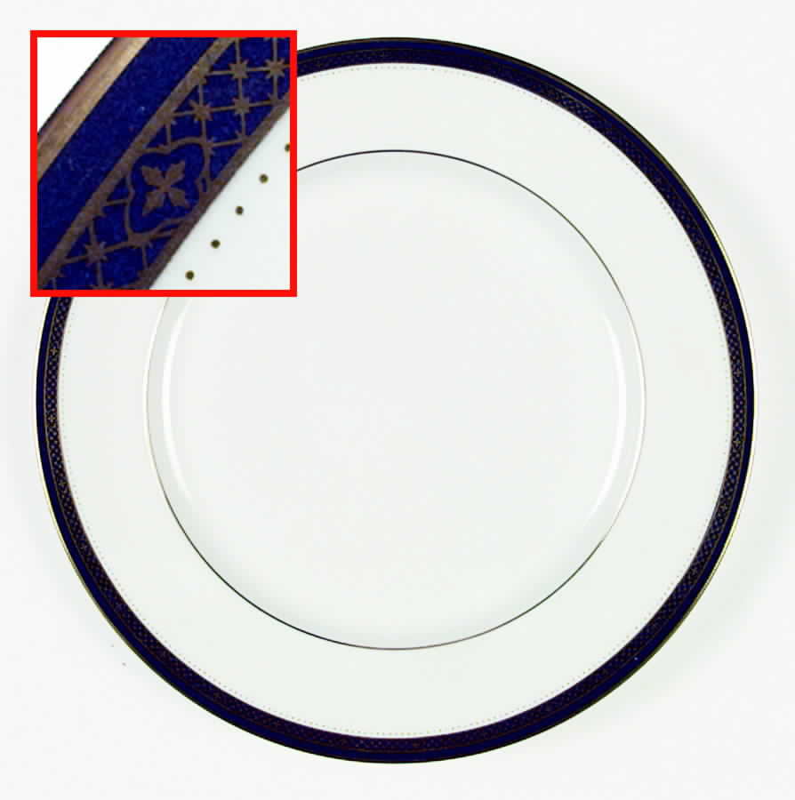 Jubilee Cobalt Blue Dinner Plate by John  Aynsley & Sons-1
