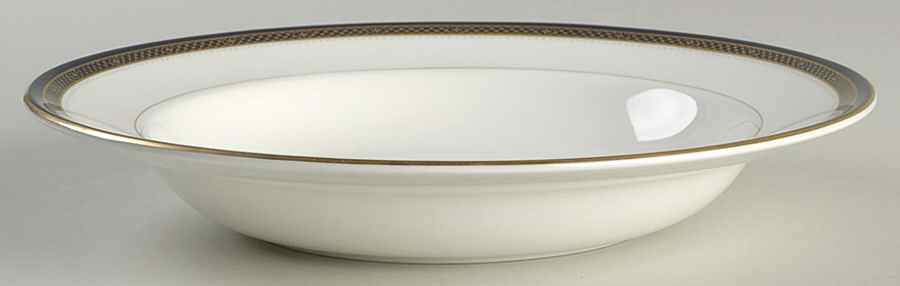 Jubilee Cobalt Blue Large Rim Soup Bowl by John  Aynsley & Sons-1