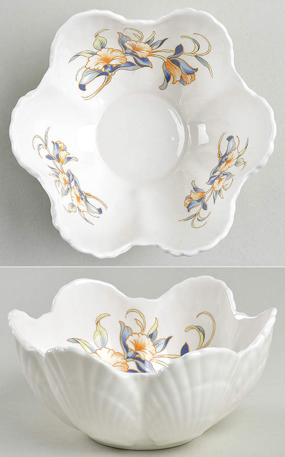 Just Orchids Shell Shaped Dish by John  Aynsley & Sons-1