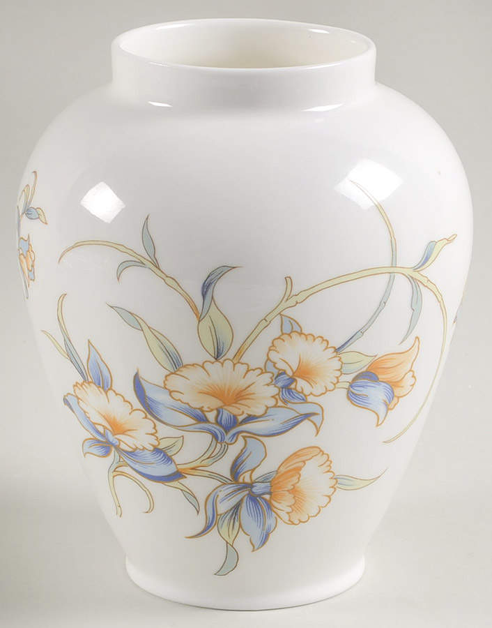 Just Orchids Medium Ginger Jar No Lid by John  Aynsley & Sons-1