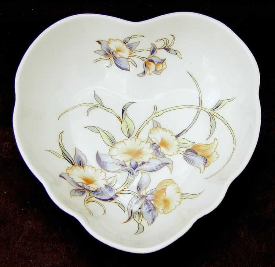 Just Orchids Heart Shaped Dish by John  Aynsley & Sons-1