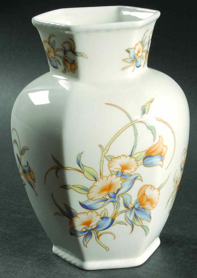 Just Orchids 7" Chelford Vase by John  Aynsley & Sons-1