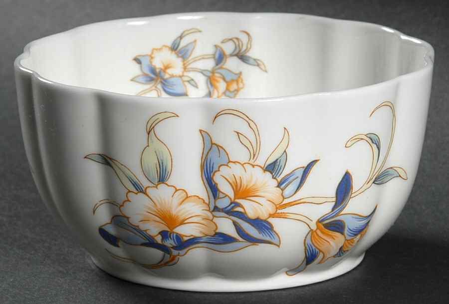 Just Orchids Open Sugar Bowl by John  Aynsley & Sons-1
