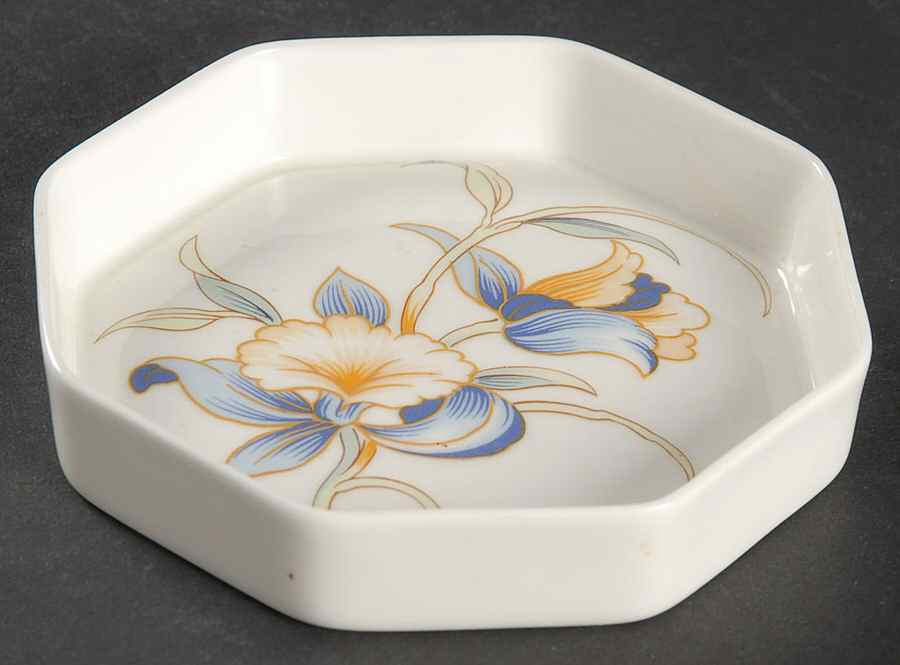 Just Orchids Small Butter Dish by John  Aynsley & Sons-1