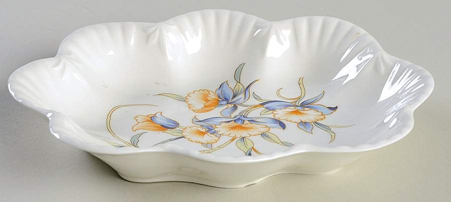 Just Orchids Pickle Dish by John  Aynsley & Sons-1