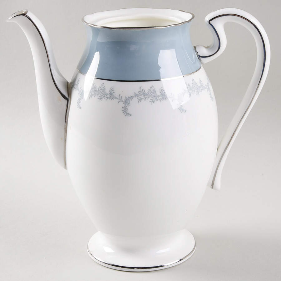 Kenmore (Scalloped) Coffee Pot No Lid by John  Aynsley & Sons-1
