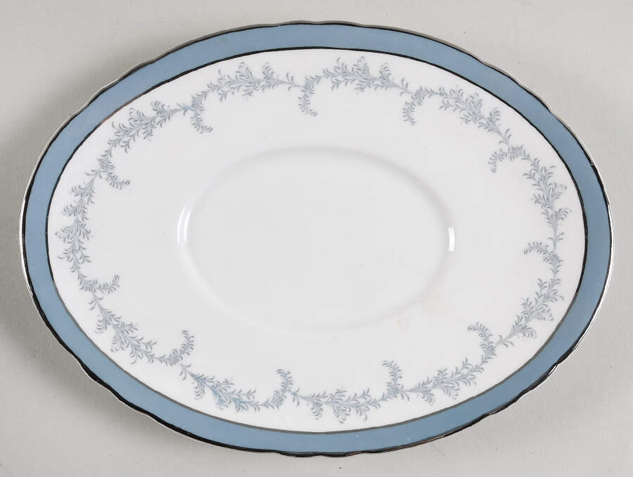 Kenmore (Scalloped) Underplate for Gravy Boat by John  Aynsley & Sons-1