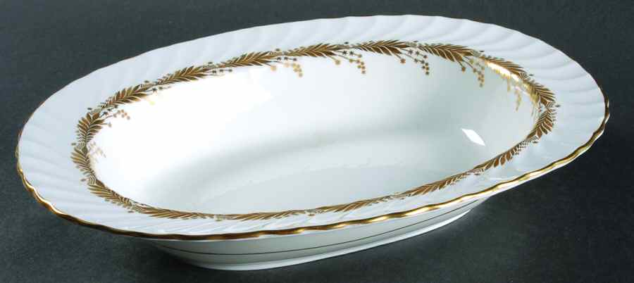Kent 10" Oval Vegetable Bowl by John  Aynsley & Sons-1