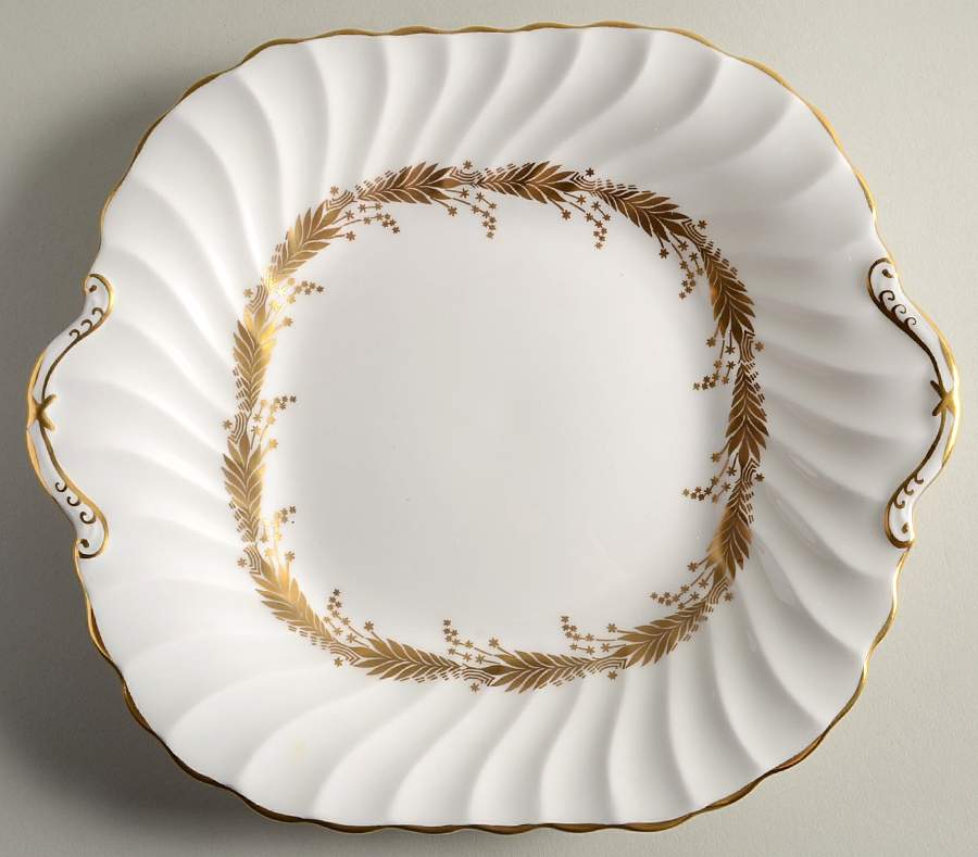 Kent Handled Cake Plate by John  Aynsley & Sons-1