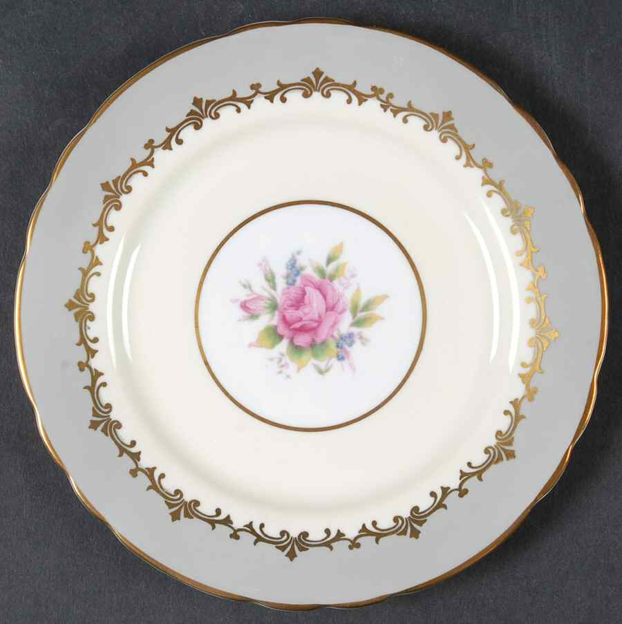 Lancaster Gray Bread & Butter Plate by John  Aynsley & Sons-1