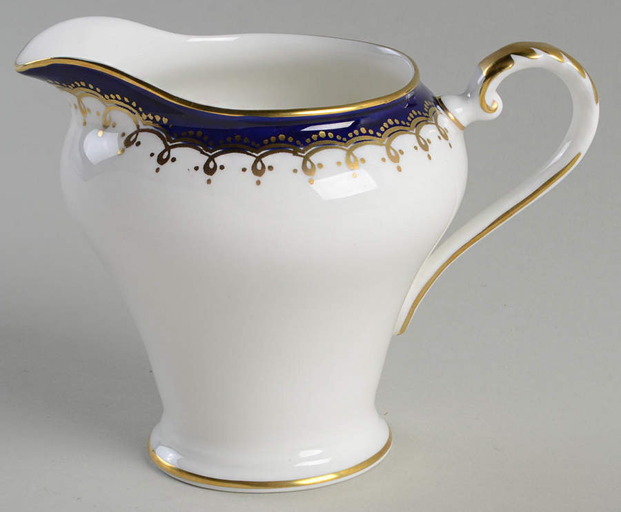 Laurette Cobalt Blue Creamer by John  Aynsley & Sons-1