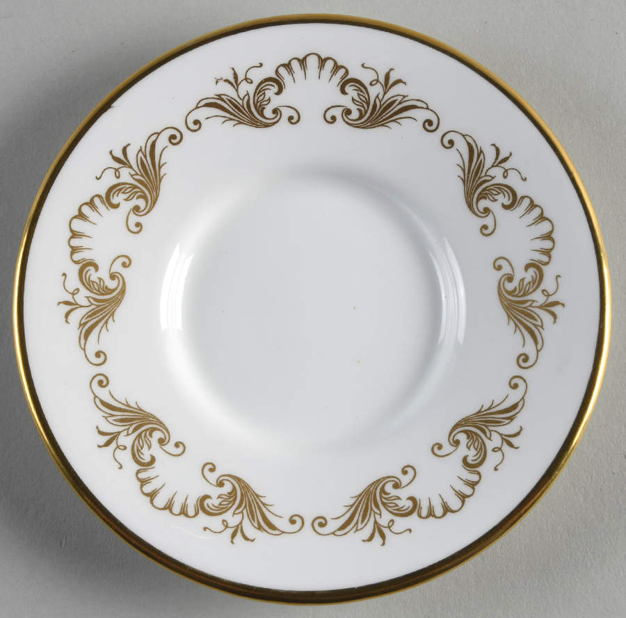 Louis XV (Smooth) Saucer for Demitasse Cup by John  Aynsley & Sons-1