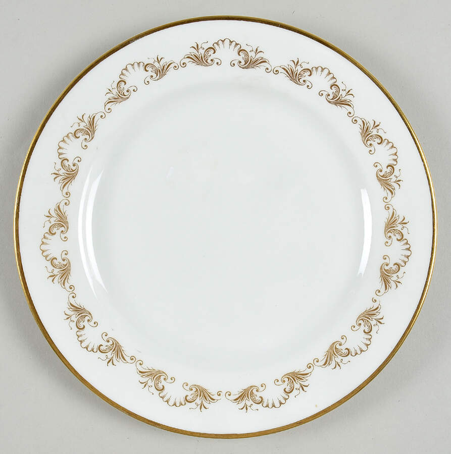 Louis XV (Smooth) Luncheon Plate by John  Aynsley & Sons-1
