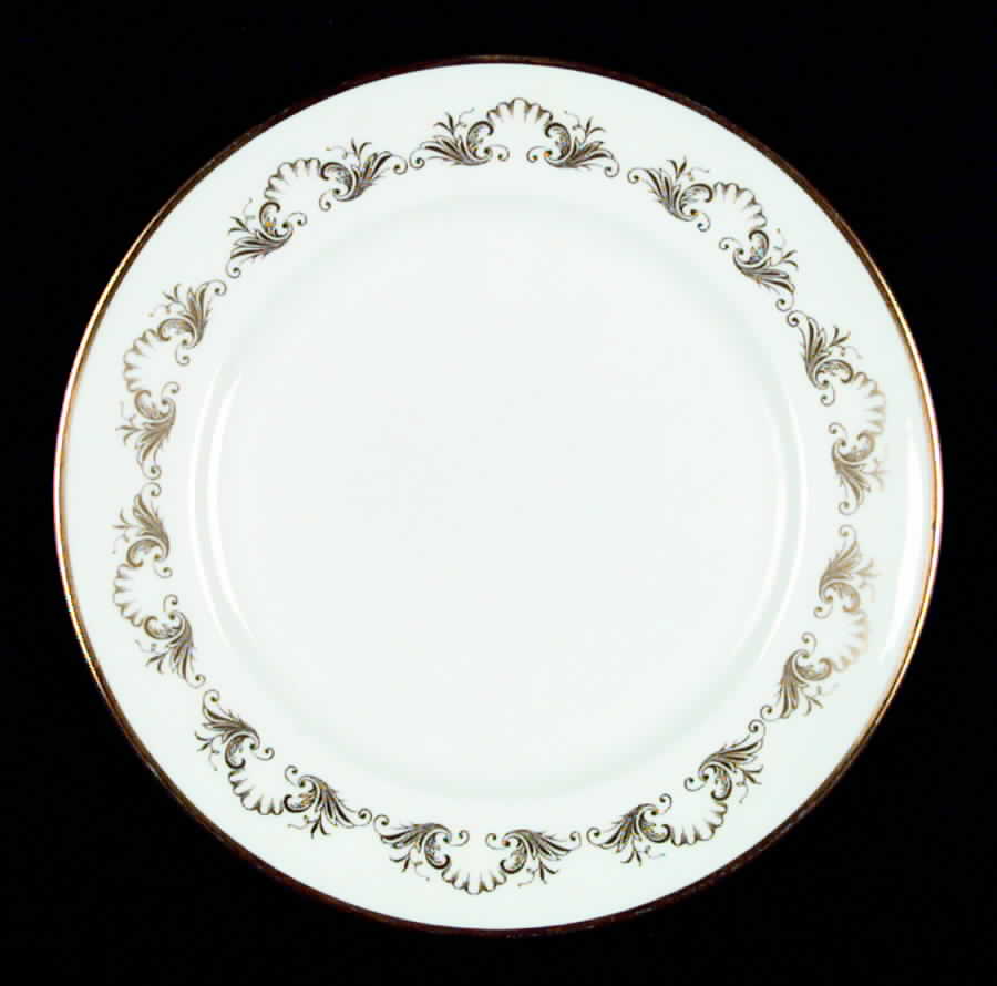 Louis XV (Smooth) Salad Plate by John  Aynsley & Sons-1